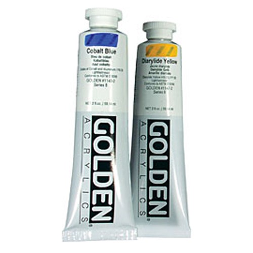 Tribello Golden Fluid Acrylic Paint Set - 5 Colors, Phthalo Blue (Green Shade), Phthalo Blue (Red Shade), Phthalo Green (Blue Shade)