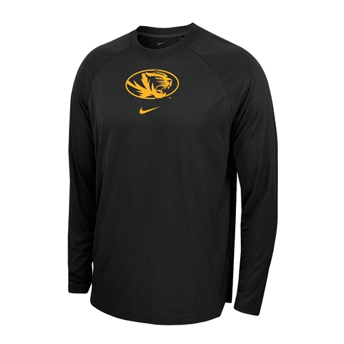 The Mizzou Store - Black and Gold Mizzou Tigers Nike® Long Sleeve T-Shirt